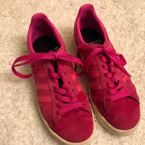 Adidas pink gazelles